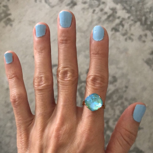Aquamarine Crystal Ring - Picture 11 of 12